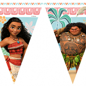 Moana temalı plastik flama dizisi